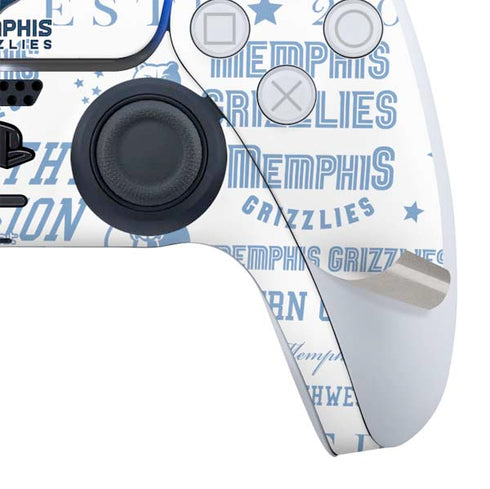 NBA Memphis Grizzlies Historic Blast PS5 Controller Skin
