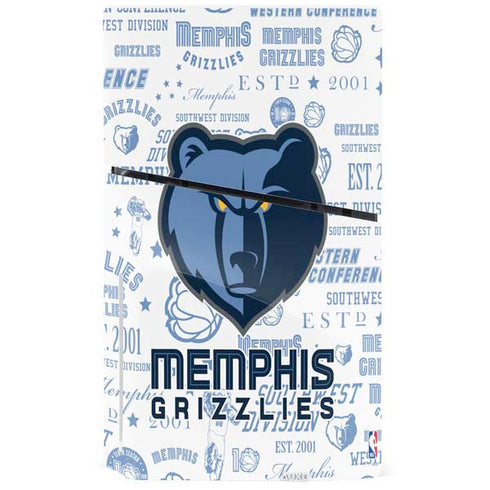 NBA Memphis Grizzlies Historic Blast PS5 Slim Disk Console Skin