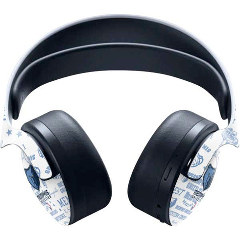 NBA Memphis Grizzlies Historic Blast PULSE 3D Wireless Headset for PS5 Skin