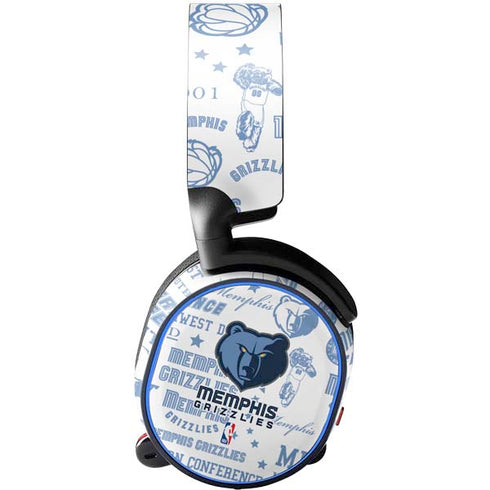 NBA Memphis Grizzlies Historic Blast SteelSeries Arctis 5 Skin
