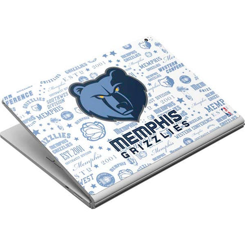 NBA Memphis Grizzlies Historic Blast Surface Book Skin