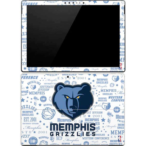 NBA Memphis Grizzlies Historic Blast Surface Pro 4 Skin