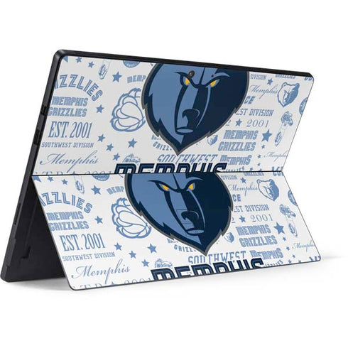 NBA Memphis Grizzlies Historic Blast Surface Pro 7 Skin