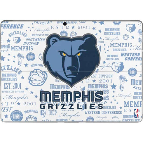 NBA Memphis Grizzlies Historic Blast Surface Pro 9 Skin