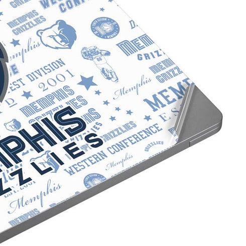 NBA Memphis Grizzlies Historic Blast Universal Laptop 12in (9.8 x 6.8in) Skin