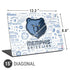 NBA Memphis Grizzlies Historic Blast Universal Laptop 15in (12.2 x 8.8in) Skin