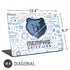 NBA Memphis Grizzlies Historic Blast Universal Laptop 16.6in (13.4 x 9.7in) Skin