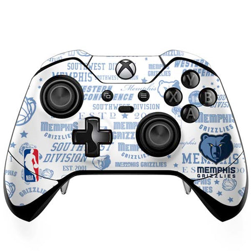 NBA Memphis Grizzlies Historic Blast Xbox One Elite Controller Skin