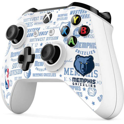 NBA Memphis Grizzlies Historic Blast Xbox One S Controller Skin