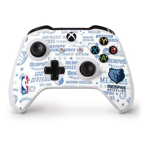 NBA Memphis Grizzlies Historic Blast Xbox One S Controller Skin