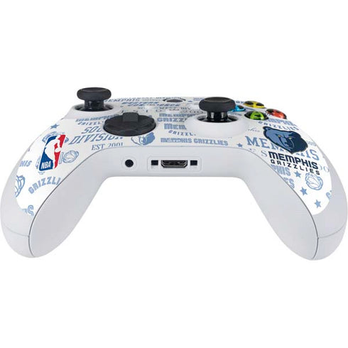 NBA Memphis Grizzlies Historic Blast Xbox Series S Controller Skin