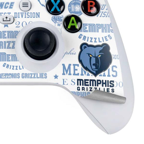 NBA Memphis Grizzlies Historic Blast Xbox Series S Controller Skin