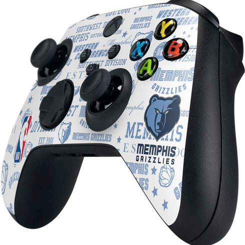 NBA Memphis Grizzlies Historic Blast Xbox Series X Controller Skin
