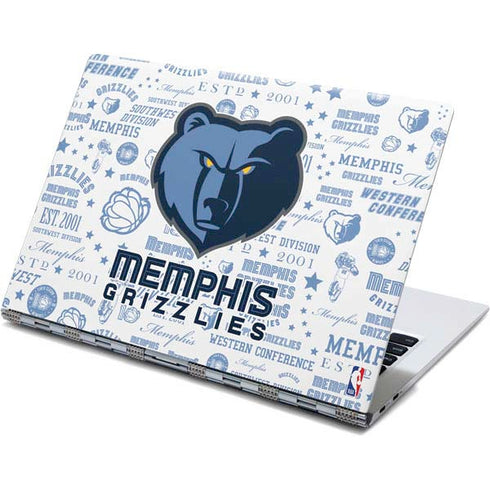 NBA Memphis Grizzlies Historic Blast Yoga 910 2-in-1 14in Touch-Screen Skin