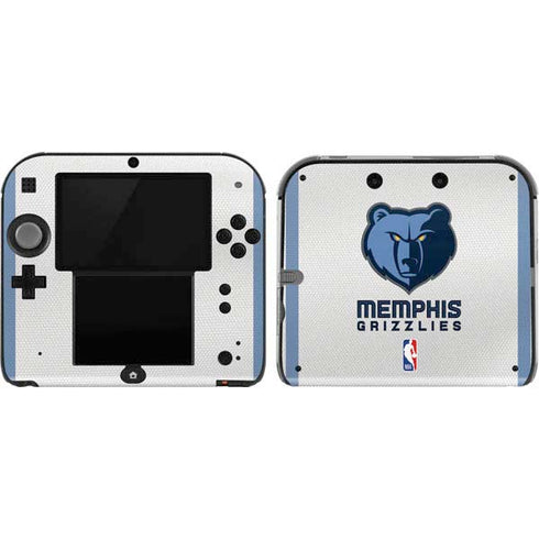 NBA Memphis Grizzlies Home Jersey Nintendo 2DS Skin