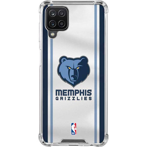 NBA Memphis Grizzlies Home Jersey Galaxy A12 Clear Case