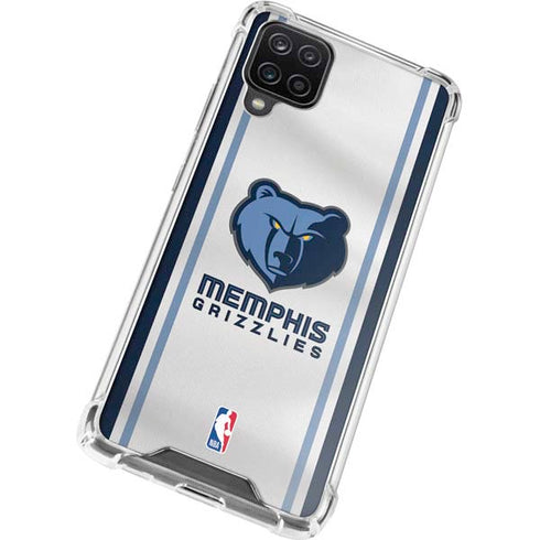 NBA Memphis Grizzlies Home Jersey Galaxy A12 Clear Case