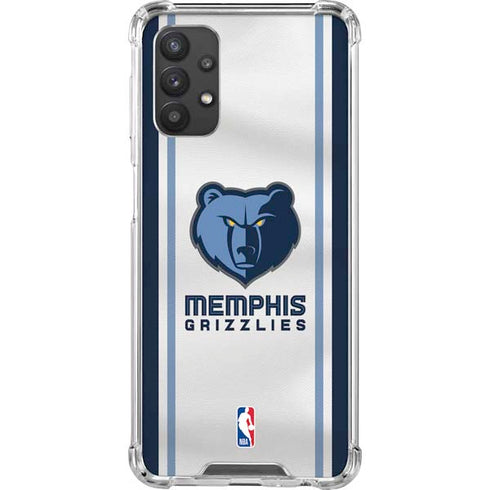 NBA Memphis Grizzlies Home Jersey Galaxy A32 5G Clear Case