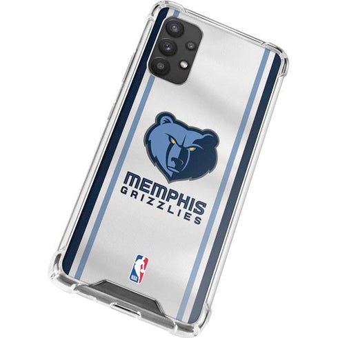NBA Memphis Grizzlies Home Jersey Galaxy A32 5G Clear Case