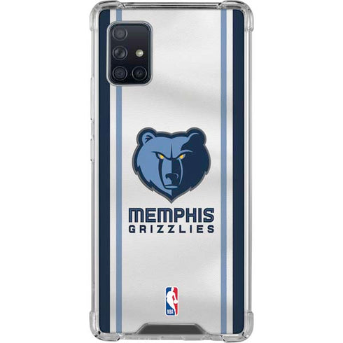 NBA Memphis Grizzlies Home Jersey Galaxy A51 5G Clear Case