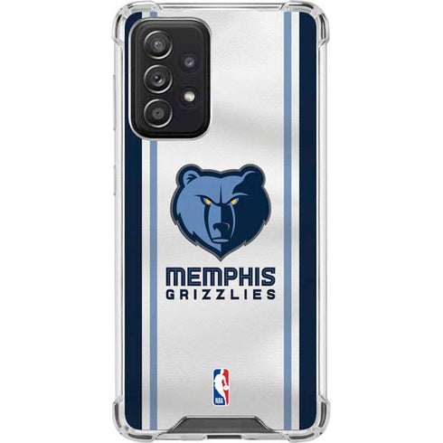 NBA Memphis Grizzlies Home Jersey Galaxy A52 5G Clear Case