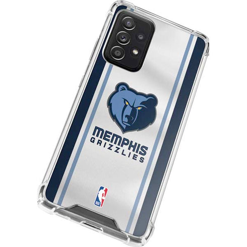 NBA Memphis Grizzlies Home Jersey Galaxy A52 5G Clear Case