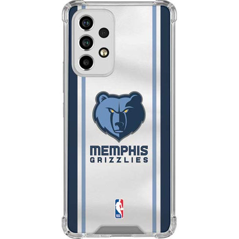 NBA Memphis Grizzlies Home Jersey Galaxy A53 5G Clear Case