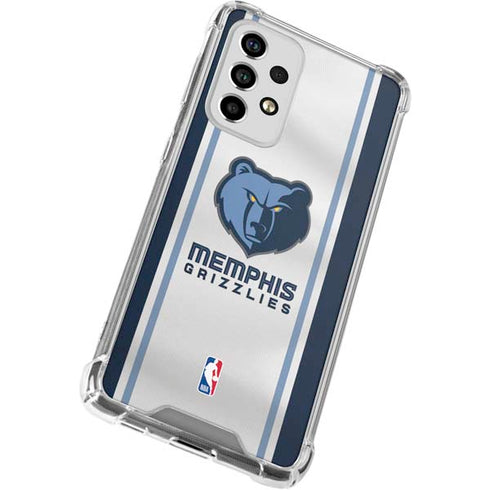 NBA Memphis Grizzlies Home Jersey Galaxy A53 5G Clear Case