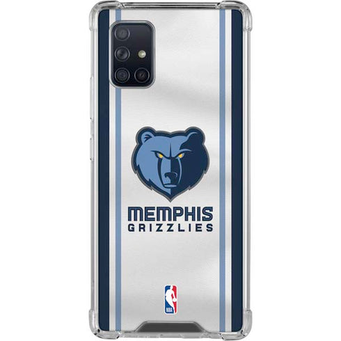 NBA Memphis Grizzlies Home Jersey Galaxy A71 5G Clear Case