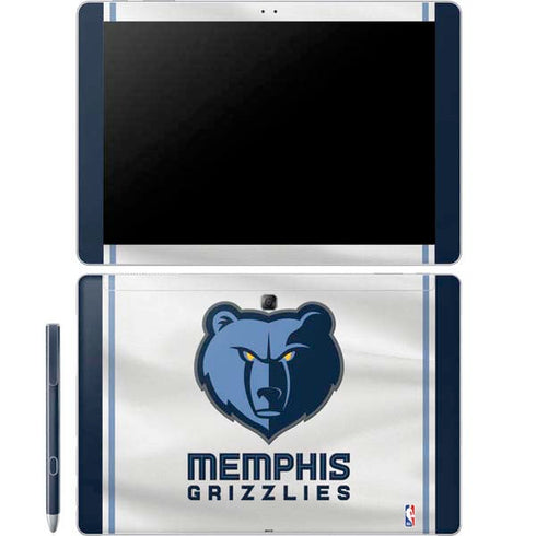 NBA Memphis Grizzlies Home Jersey Galaxy Book 12in Skin