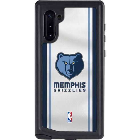 NBA Memphis Grizzlies Home Jersey Galaxy Note 10 Waterproof Case