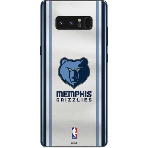NBA Memphis Grizzlies Home Jersey Galaxy Note 8 Skin