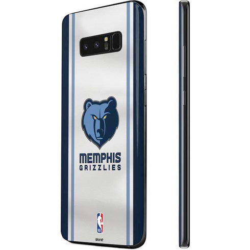 NBA Memphis Grizzlies Home Jersey Galaxy Note 8 Skin