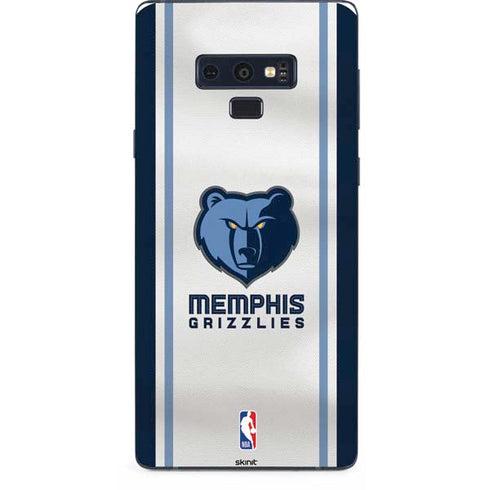 NBA Memphis Grizzlies Home Jersey Galaxy Note 9 Skin