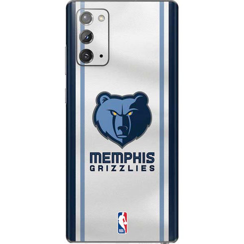 NBA Memphis Grizzlies Home Jersey Galaxy Note20 5G Skin