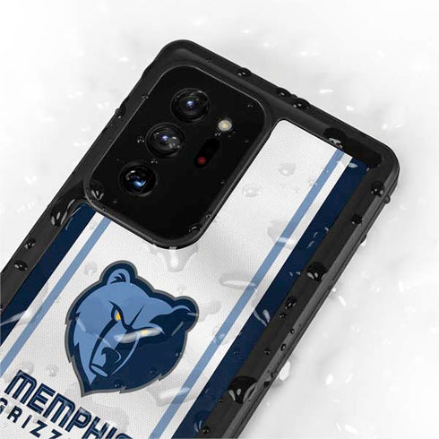 NBA Memphis Grizzlies Home Jersey Galaxy Note20 Ultra 5G Waterproof Case