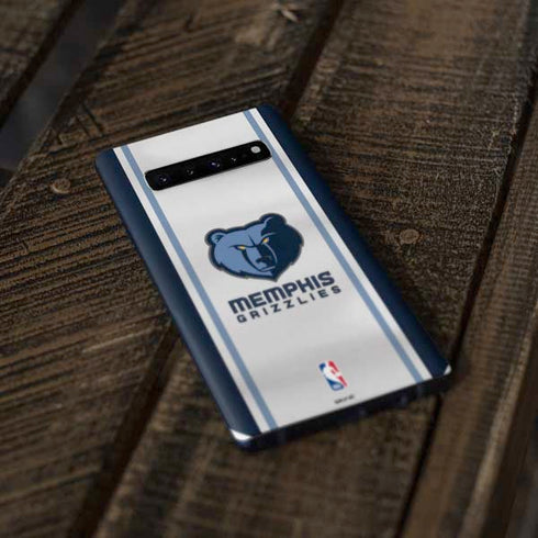NBA Memphis Grizzlies Home Jersey Galaxy S10 Skin