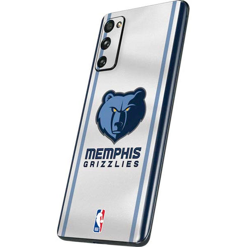 NBA Memphis Grizzlies Home Jersey Galaxy S20 Fan Edition Skin