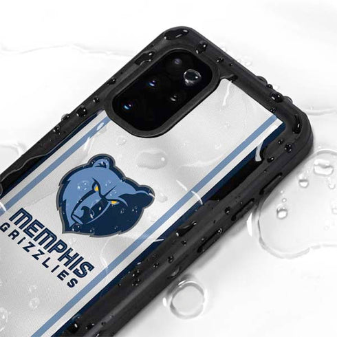 NBA Memphis Grizzlies Home Jersey Galaxy S20 Plus Waterproof Case