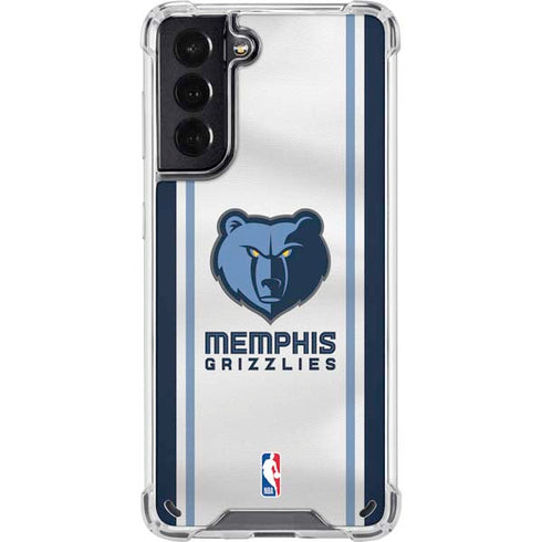 NBA Memphis Grizzlies Home Jersey Galaxy S21 5G Clear Case