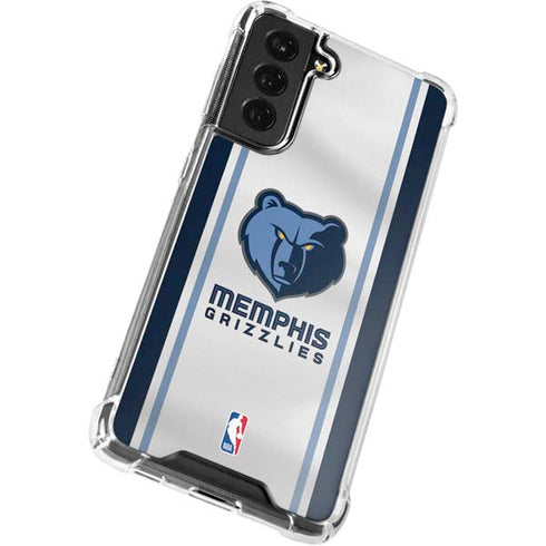 NBA Memphis Grizzlies Home Jersey Galaxy S21 FE Clear Case