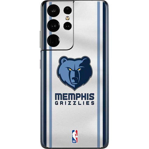 NBA Memphis Grizzlies Home Jersey Galaxy S21 Ultra 5G Skin