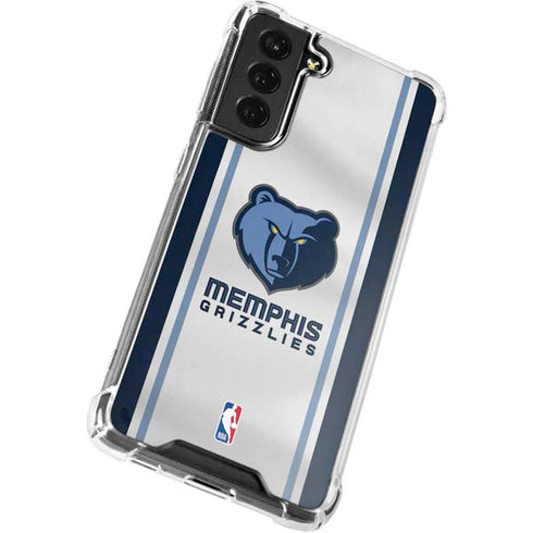 NBA Memphis Grizzlies Home Jersey Galaxy S22 Plus Clear Case