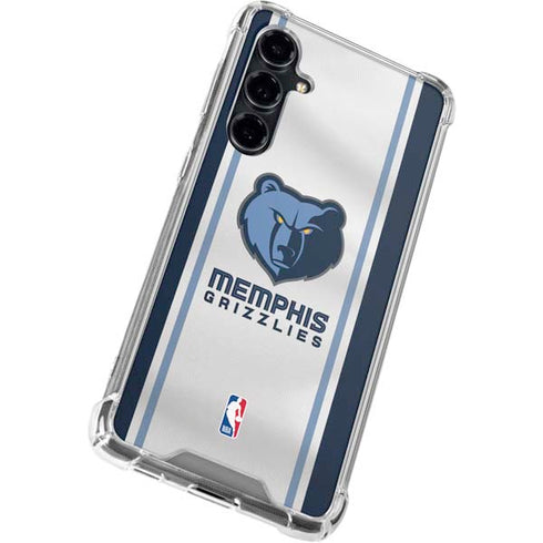 NBA Memphis Grizzlies Home Jersey Galaxy S23 FE Clear Case