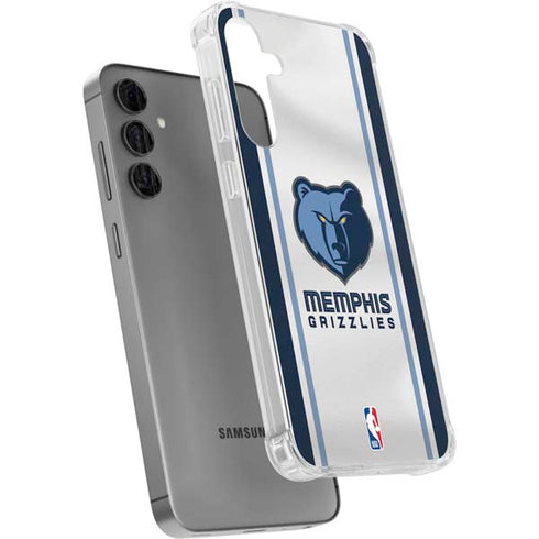 NBA Memphis Grizzlies Home Jersey Galaxy S24 Plus Clear Case