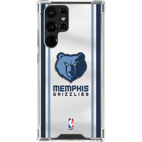 NBA Memphis Grizzlies Home Jersey Galaxy S24 Ultra Clear Case