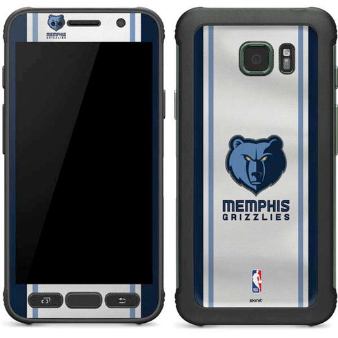 NBA Memphis Grizzlies Home Jersey Galaxy S7 Active Skin