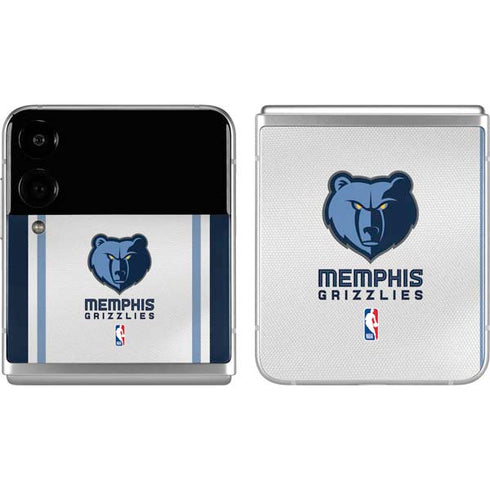 NBA Memphis Grizzlies Home Jersey Galaxy Z Flip4 5G Skin