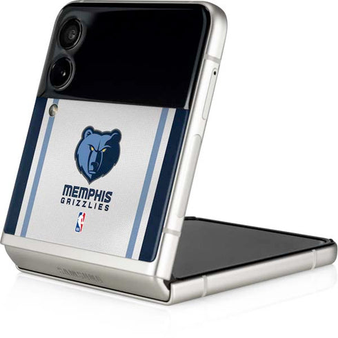 NBA Memphis Grizzlies Home Jersey Galaxy Z Flip4 5G Skin