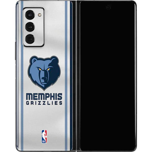 NBA Memphis Grizzlies Home Jersey Galaxy Z Fold2 5G Skin